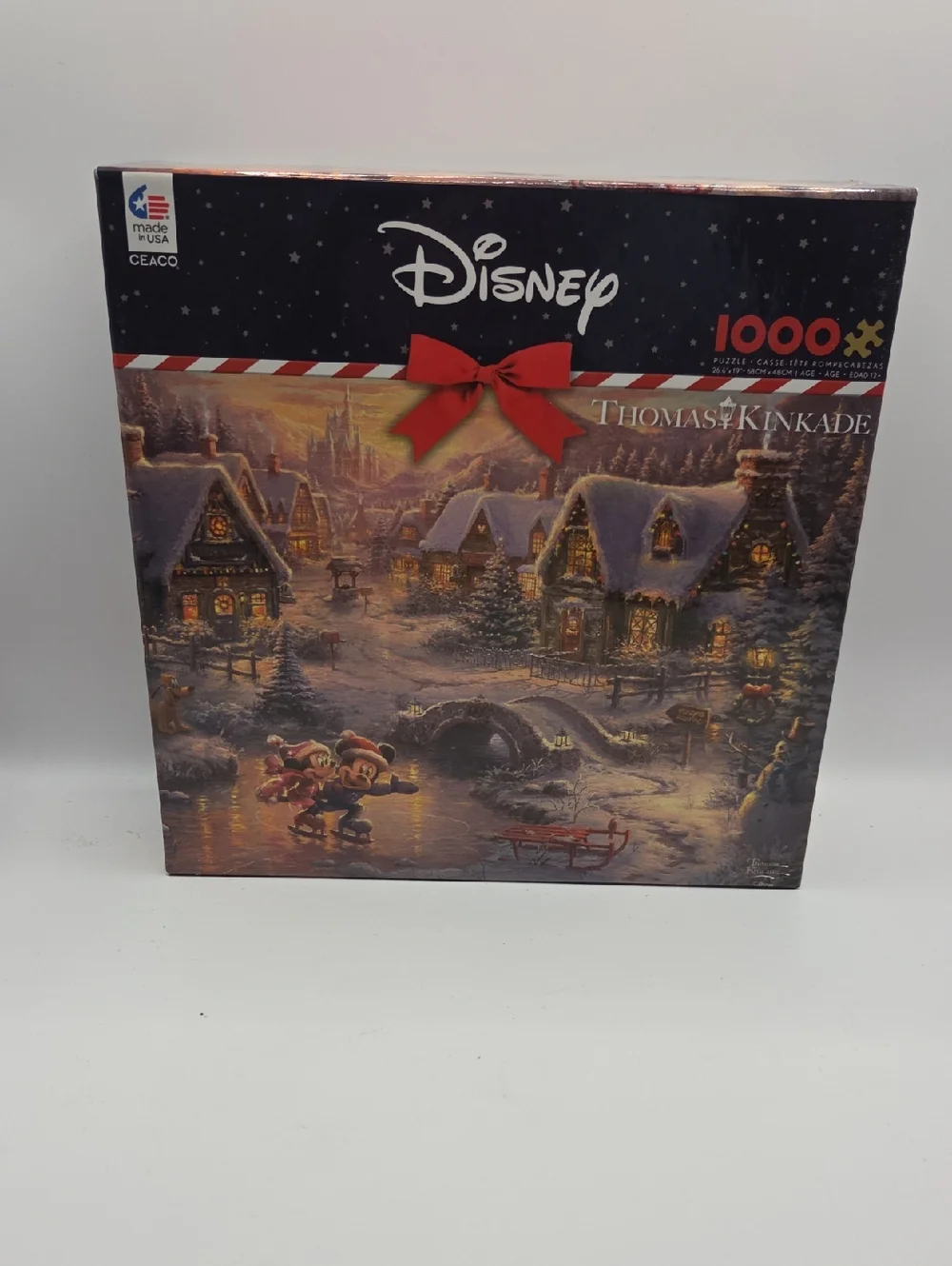 Disney Thomas Kinkade 1000-Piece Holiday Puzzle NWT